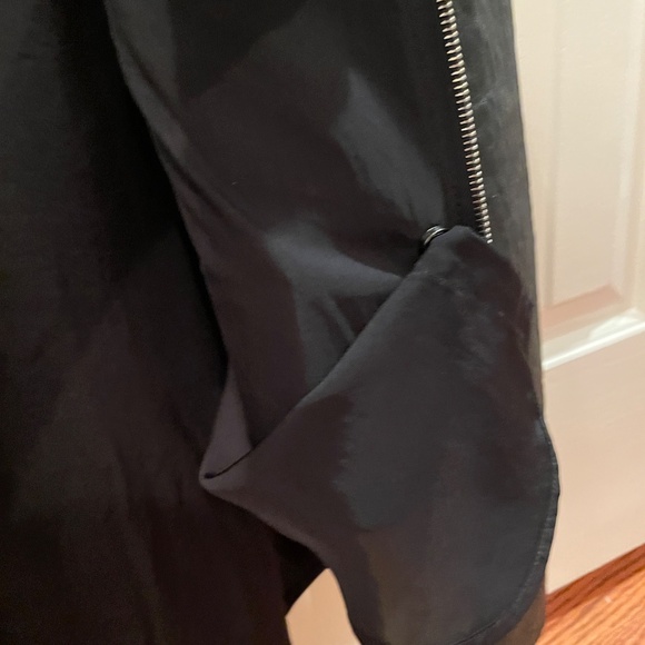 Black Sandro Paris Leather Jacket ,  US 4 - Picture 9 of 13